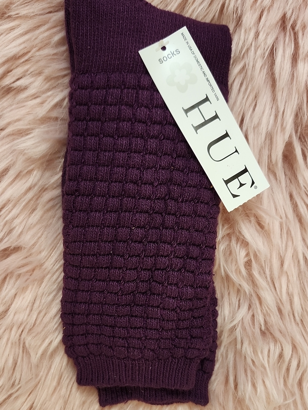 Y2K FIND!! Brand New HUE FALL 2014 POODLE SLOUCH SOCKS-O/S